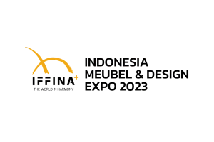 logo targów IFFINA 2023 , Targi Mebli i Wzornictwa w Indonezji 2023
