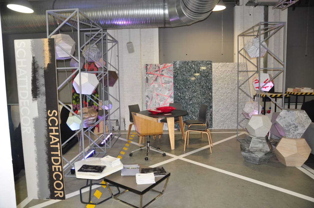 Wystawa podczas spotkania dla architektów organizowanego przez klaster Akademia Architekta Wystawa firmy Schattdecor podczas spotkania dla architektów organizowanego przez Klaster Akademia Architekta.