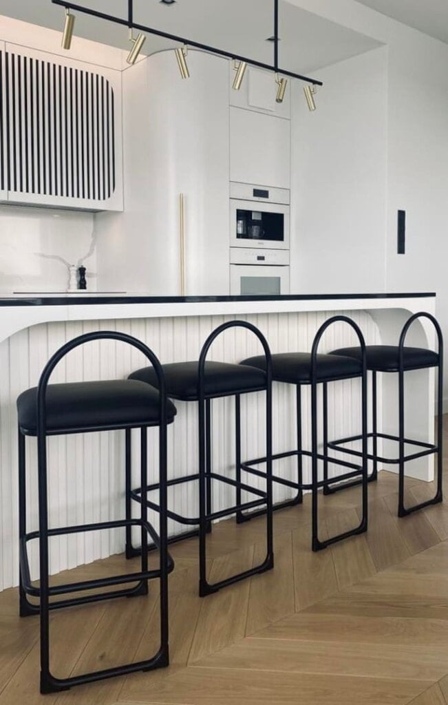 Apartament w Gdyni, projekt Martyna Lipska.