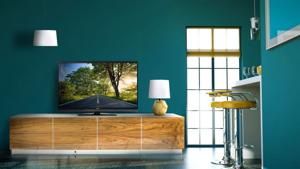 „Blues” firmy Multimebel to nowe spojrzenie na temat mebla TV. Producent wprowadza system sygnału podczerwieni do wnętrza mebla.