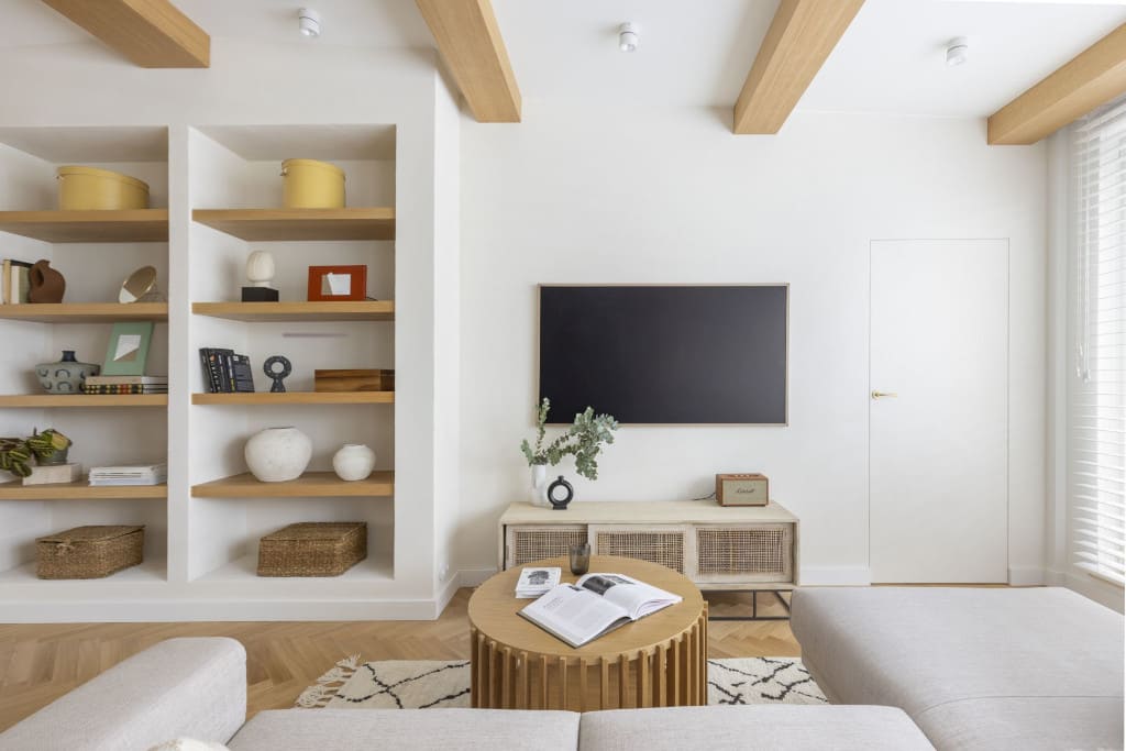 Boho i zieleń w apartamencie na Pradze.