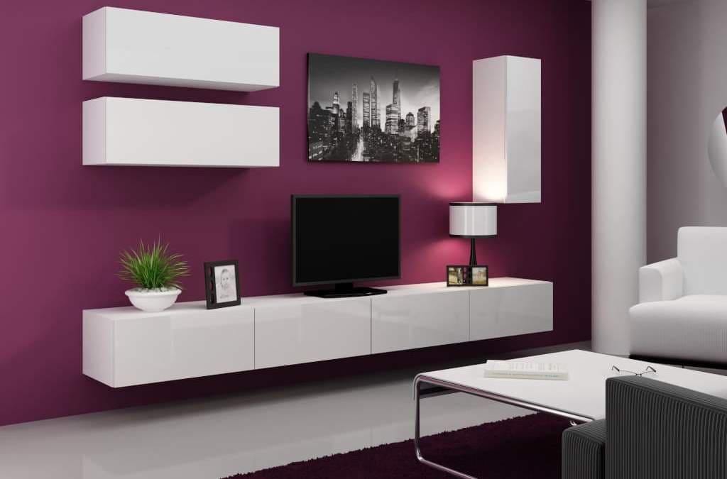 Z oferty firmy Cama Meble klienci chętnie wybierają meble do salonu „Vigo”. Cechą charakterystyczną systemu jest to, że są to meble podwieszane.