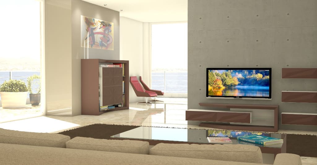 System „Falco” firmy Naturano składa się z brył, które można stosować pojedynczo lub w zestawach. Meble wykonano z płyty MDF w charakterystycznych kształtach.