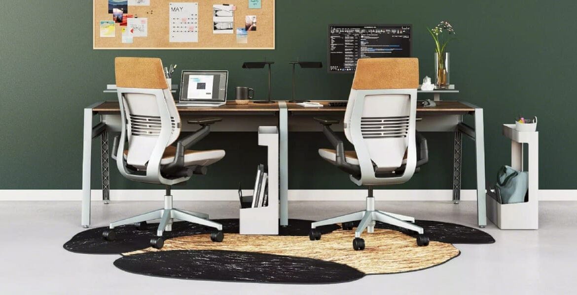 Fotel Gesture, prod. Steelcase, partner w Polsce ARC Interiors. Zwycięzca plebiscytu „Popular Science” na najlepsze ergonomiczne fotele biurowe 2023 roku.