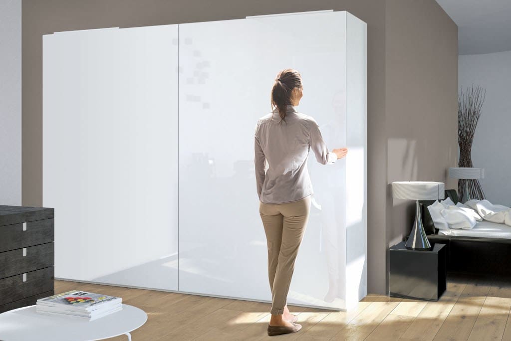 „InLine XL” firmy Hettich to najnowszy system do drzwi przesuwnych klasy premium, których fronty po zamknięciu tworzą jedną płaszczyznę.