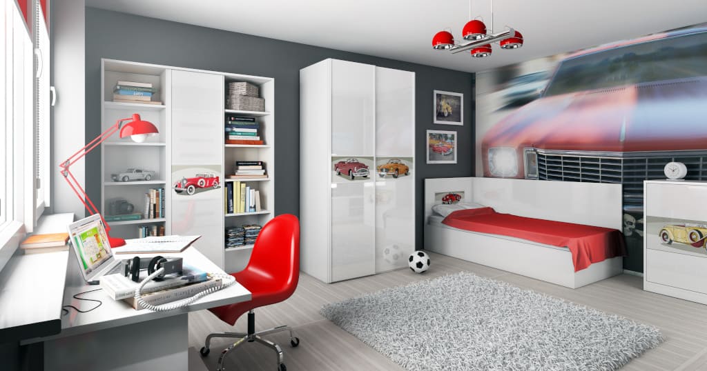 Kolekcję „Automobili” marki Miretto stworzono z myślą o fanach motoryzacji. System dedykowany jest w szczególności dla chłopców w wieku szkolnym.