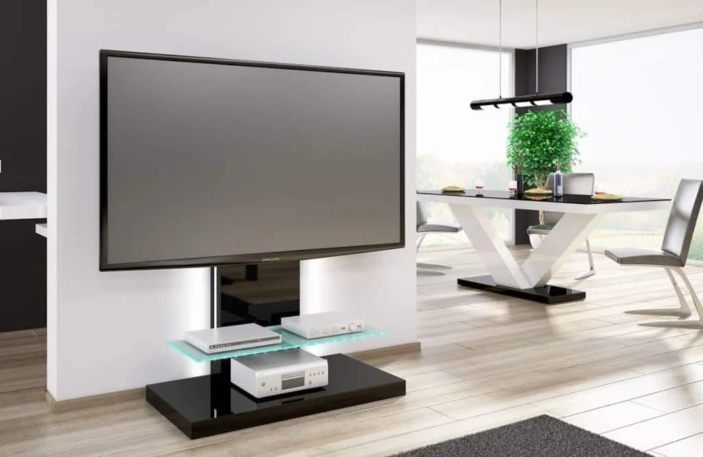 Model „Marino Max” z oferty firmy Hubertus przeznaczony jest do zawieszenia ekranu LCE, LED lub plazmowego do 70” i wadze do 40 kg.