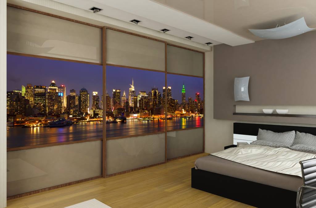 Do drzwi przesuwnych firma Meblex rekomenduje szkło laminowane „Uno-glass” o grubości 4 mm, które doskonale pasuje do profili dostępnych na rynku.