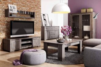 Kolekcję „Modern” firmy Meblo-Wosk tworzą meble do salonu o prostej stylistyce i naturalnym charakterze.