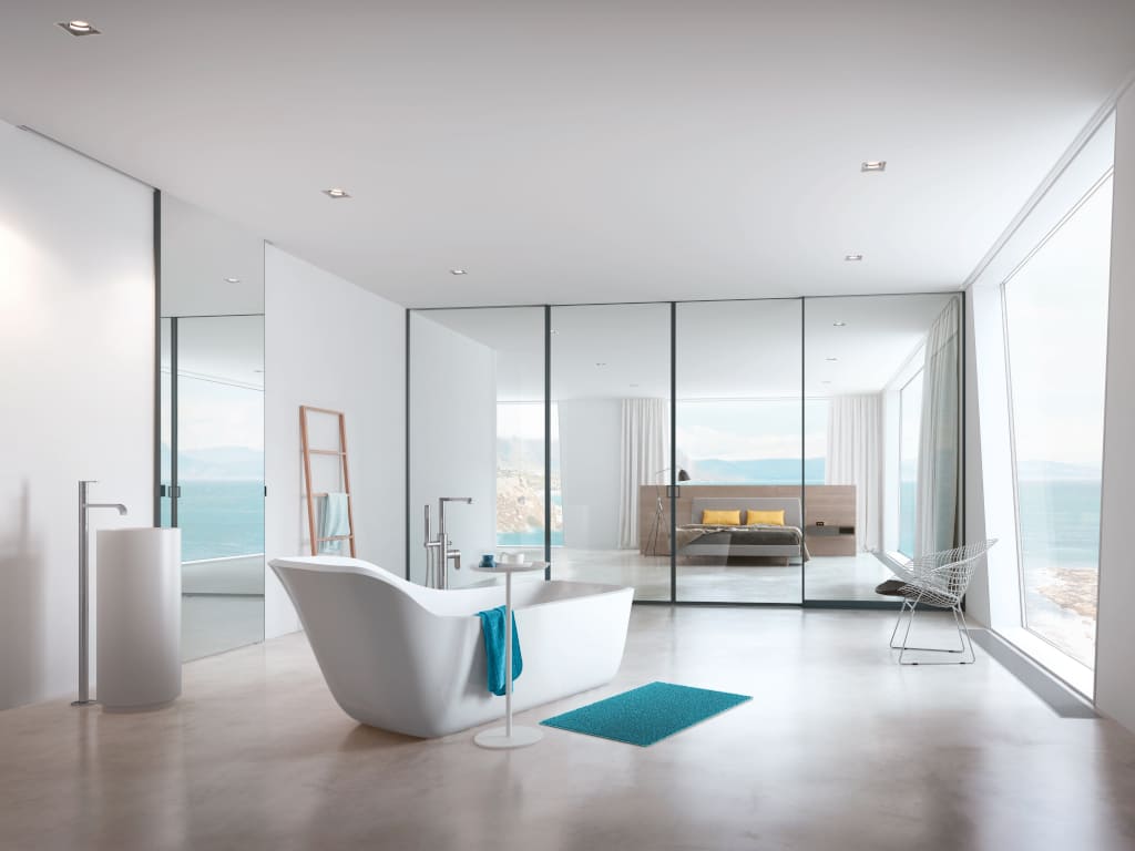 Do drzwi przesuwnych „S1500Air” marki Raumplus jako wypełnienie zastosowano transparentne, bezpieczne szkło „FSG331”, będące alternatywą dla szyby hartowanej.