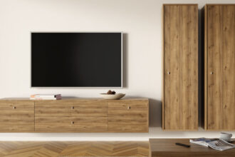 Schattdecor - dekor Valencia Oak na meblach RTV