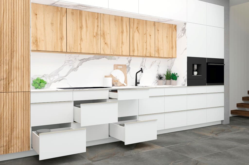 Szuflada Sevrollbox Slim 3D to nowa propozycja szuflady cienkościennej w ofercie Sevroll-System. Charakteryzuje się unikalnymi cechami gwarantującymi wysoką jakość pracy oraz łatwość montażu.