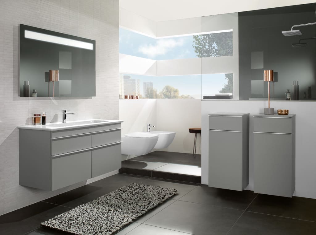 Kolekcja „Venticello” firmy Villeroy & Boch to połączenie designu i funkcjonalności. W ofercie ceramiki i mebli można znaleźć m.in. umywalki meblowe oraz szafki podumywalkowe o różnych wymiarach.