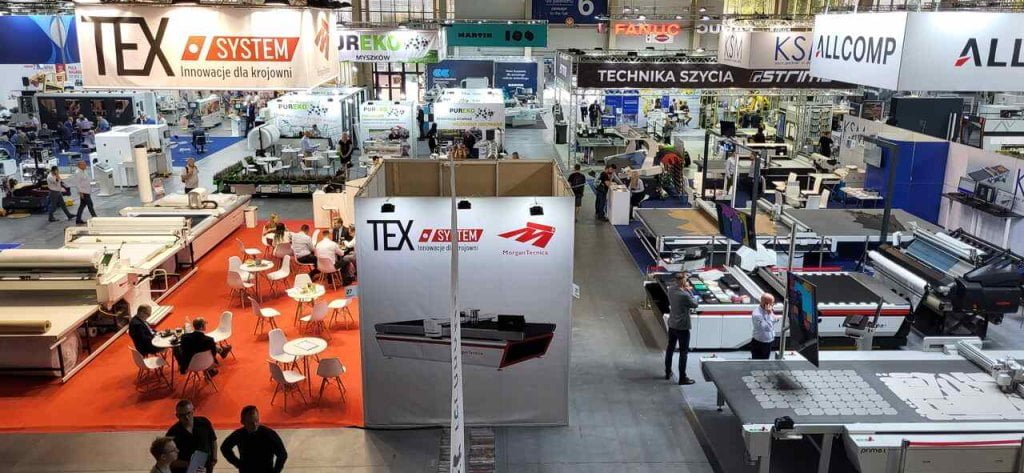 Wystawcy DREMA 2023 - TEX System i Allcomp - widok z góry.