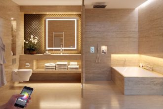 Hafele - oświetlenie LOOX 5 w łazience - miesięcznik i portal informacyjny branży meblarskiej biznes.meble.pl