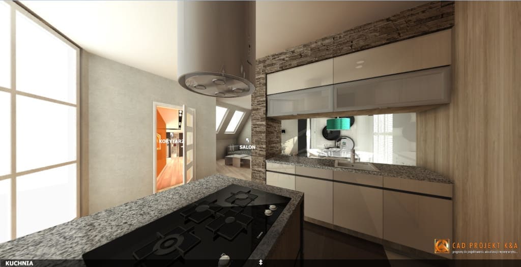 Bezpłatna aplikacja mobilna CAD Share-it firmy CAD Projekt K&A pozwala, aby klient mógł w każdej chwili i w każdym miejscu zobaczyć projekt w postaci Panoramy 360.