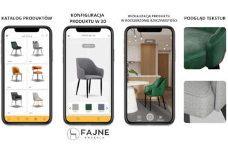 Interfejs katalogu Arlity dla Fajne Krzesła z modelami 3d mebli