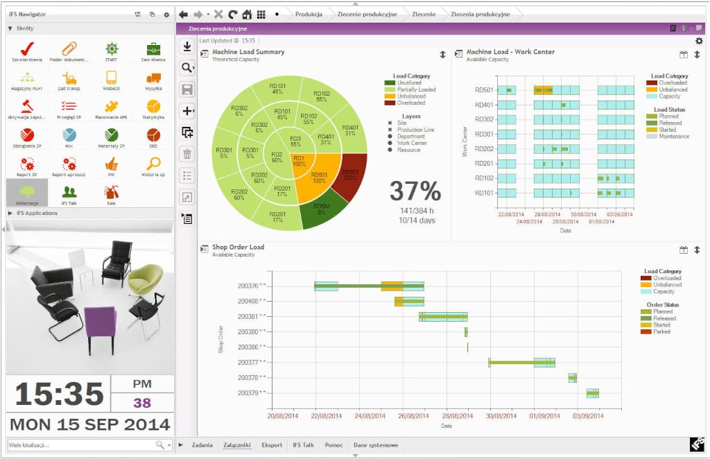 Firma IFS jest globalnym dostawcą IFS Applications, systemu klasy ERP opartego na architekturze komponentowej oraz technologii SOA.