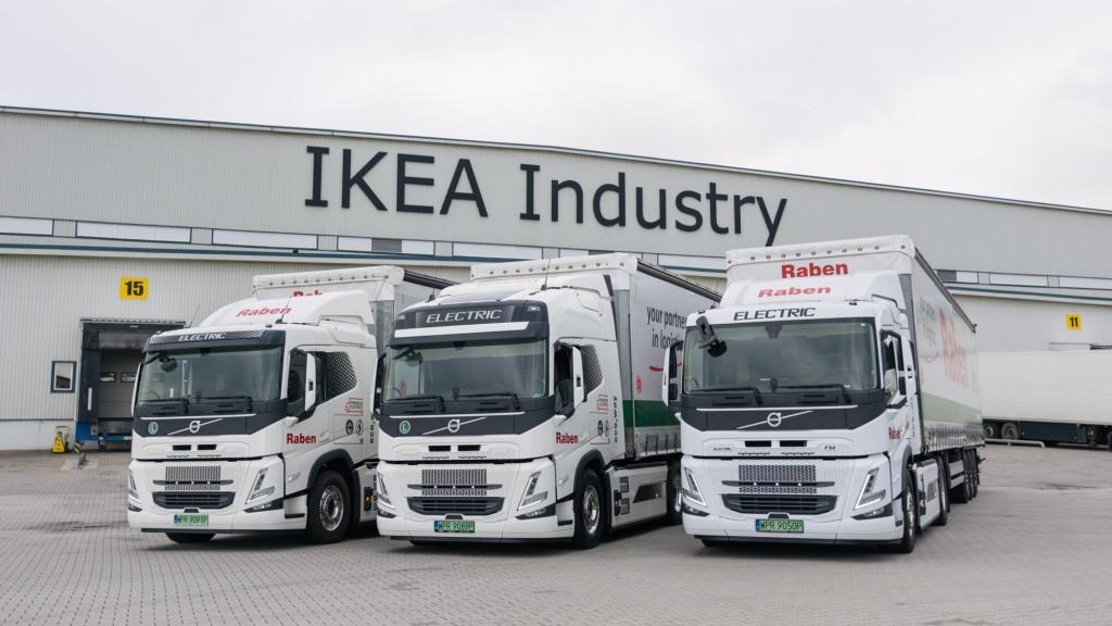 W 2022 roku Volvo Trucks, IKEA Industry i Grupa Raben podpisały umowę o współpracy. Jej zakres obejmował zeroemisyjny transport ciężki.