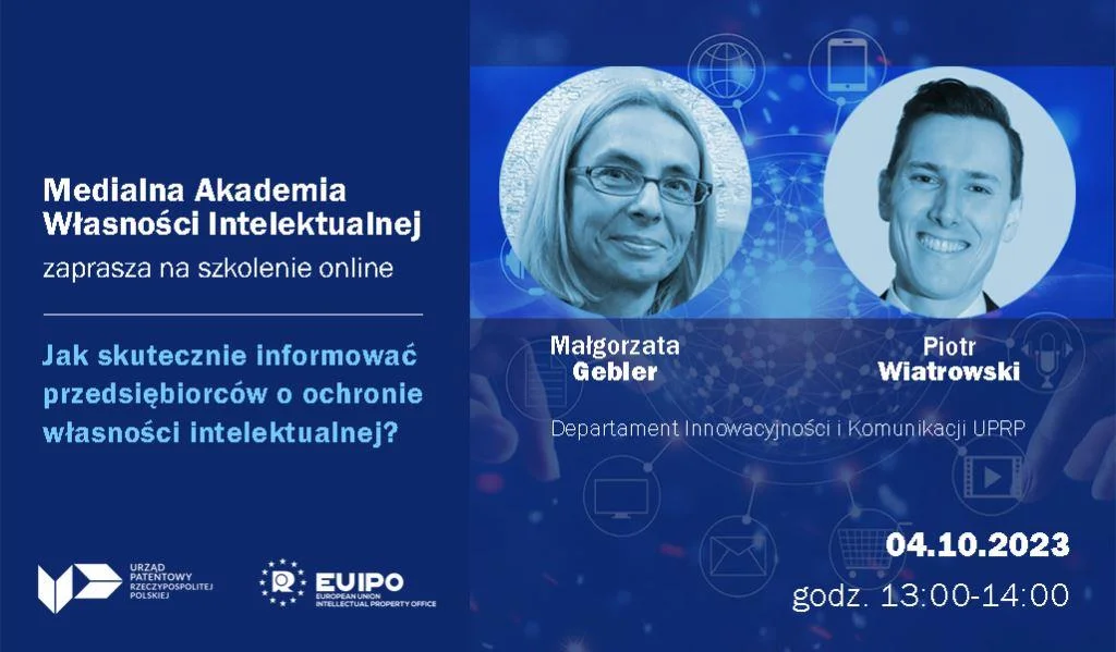 Webinar o ochronie własności intelektualnej.