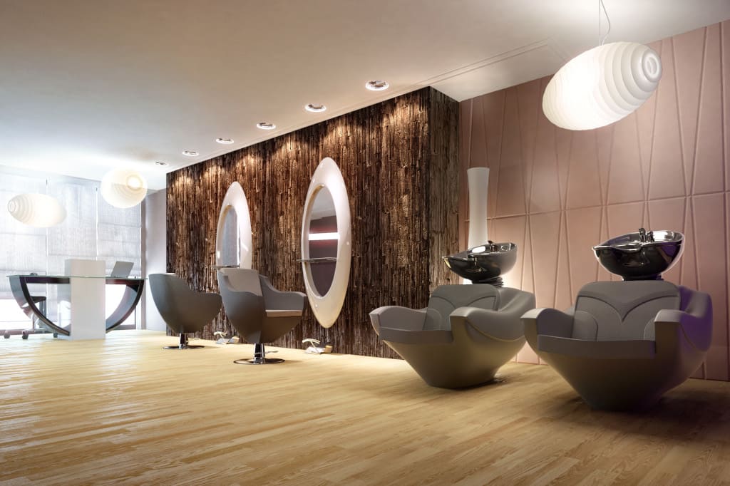 Meble fryjerskie z kolekcji „Noah Tech” firmy Panda Trzebnica dostępne są „od ręki” w ofercie „Express Line”. Warto zwrócić uwagę na widoczną w głębi, oryginalną w formie recepcję.