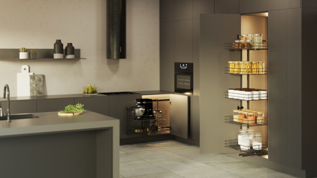 REJS - Caro Maxi Space Classic w szarej kuchni