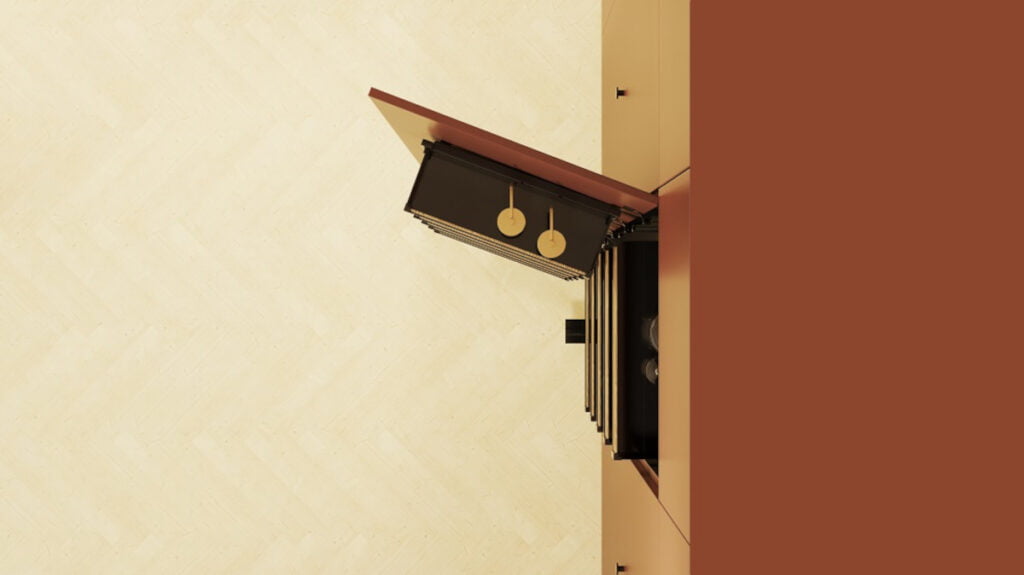 REJS - Caro Maxi Space Duo Puro w kuchni widok z góry