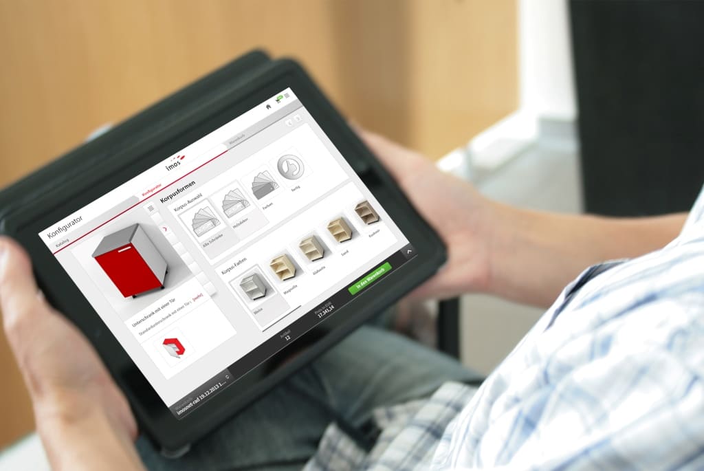 Firma Imos oferuje nowoczesne narzędzia odpowiadające rosnącemu trendowi sprzedaży mebli przez Internet za pomocą smartfona lub tabletu.