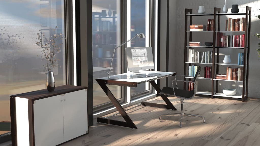 System „Soft Line” firmy Unique Meble składa się z nowoczesnych mebli o niespotykanej stylistyce. Są one doskonałą propozycją do ekskluzywnego gabinetu.