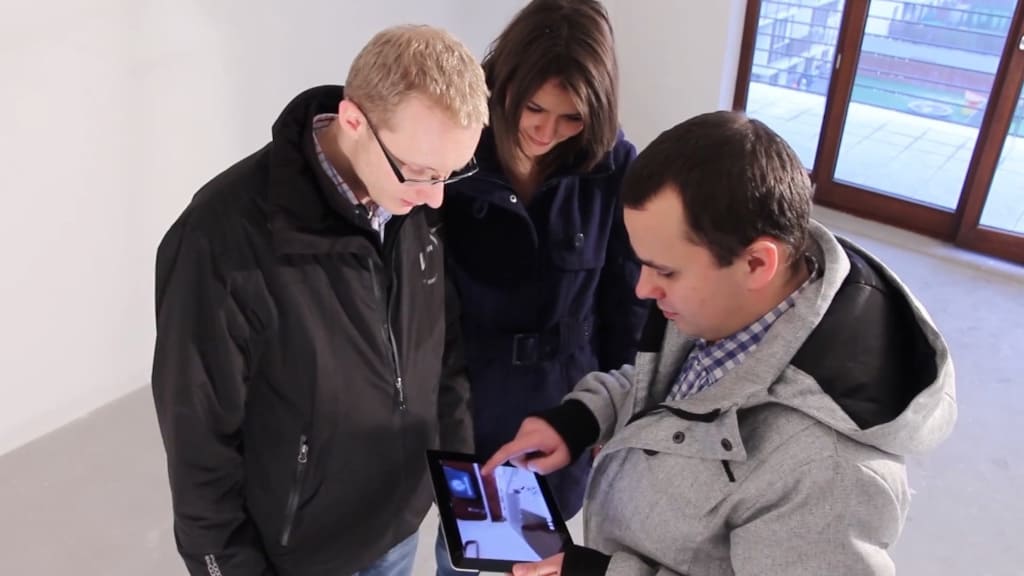 Nowością firmy TMSys jest wykorzystanie do prezentacji projektu technologii mobilnych, gdyż KD Max wspiera technologię żyroskopu i akcelerometru.