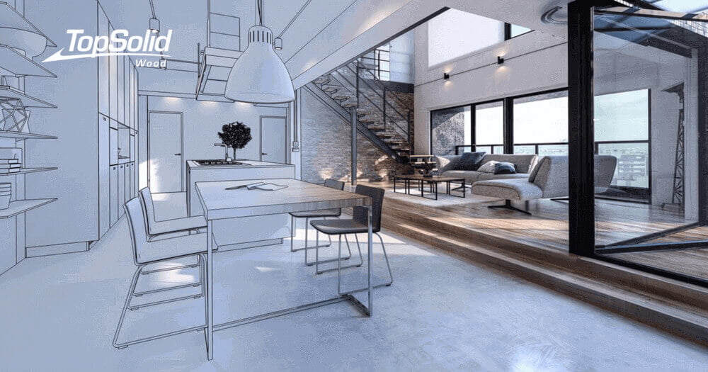 Topsoluion - grafika programu do projektownia mebli