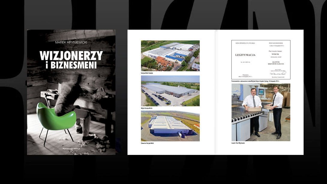 Książka „Wizjonerzy i biznesmeni cz. 1”, której autorem jest Marek Hryniewicki, znów trafiła do sprzedaży.