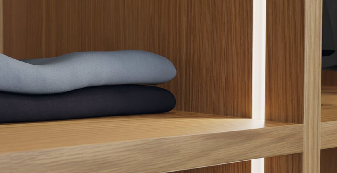 Hafele - oświetlenie Loox 5 w sypialnu - wnęka