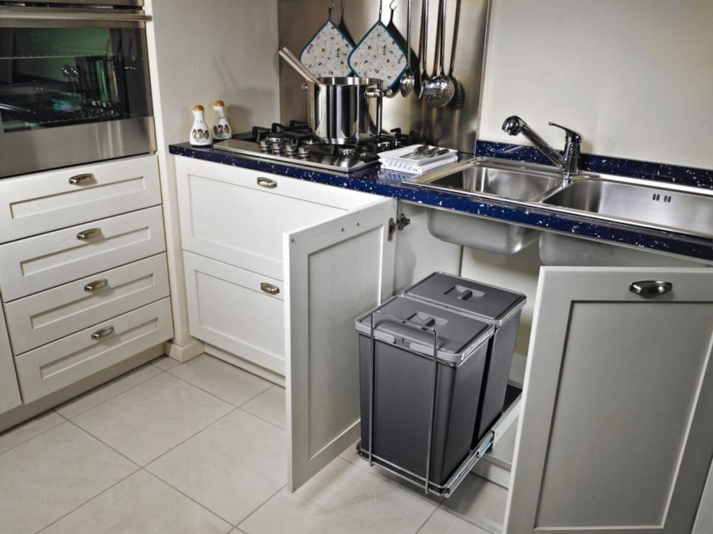 AMI Polska/ Salice - kuchnia z koszem do segregacji oddpadów Elletipi