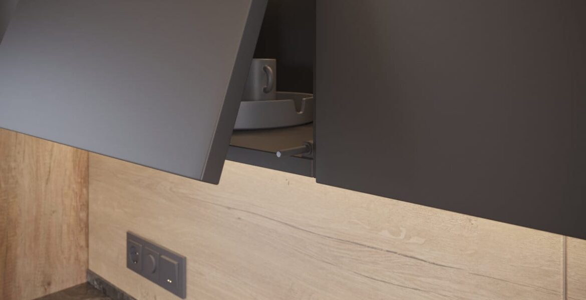 GTV - odbojnik SALTO NOVA nakładany, końcówka magnetyczna, kolor czarny