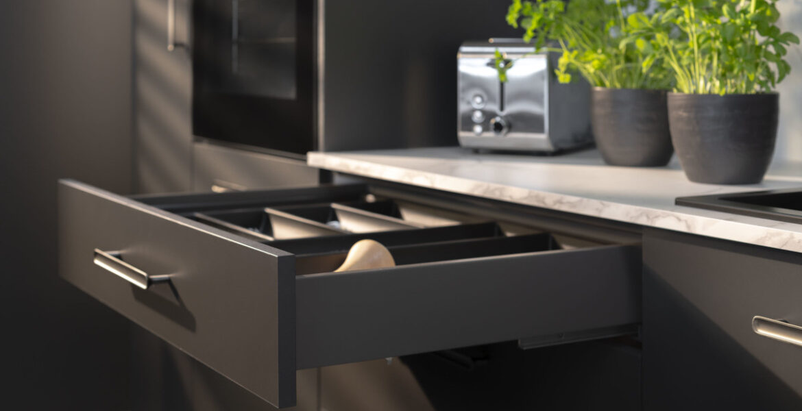 Hafele - szuflady Matrix S Slim górna