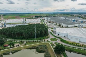 IKEA Industry Zbąszynek - widok na jedną z fabryk IKEA Industry Poland.