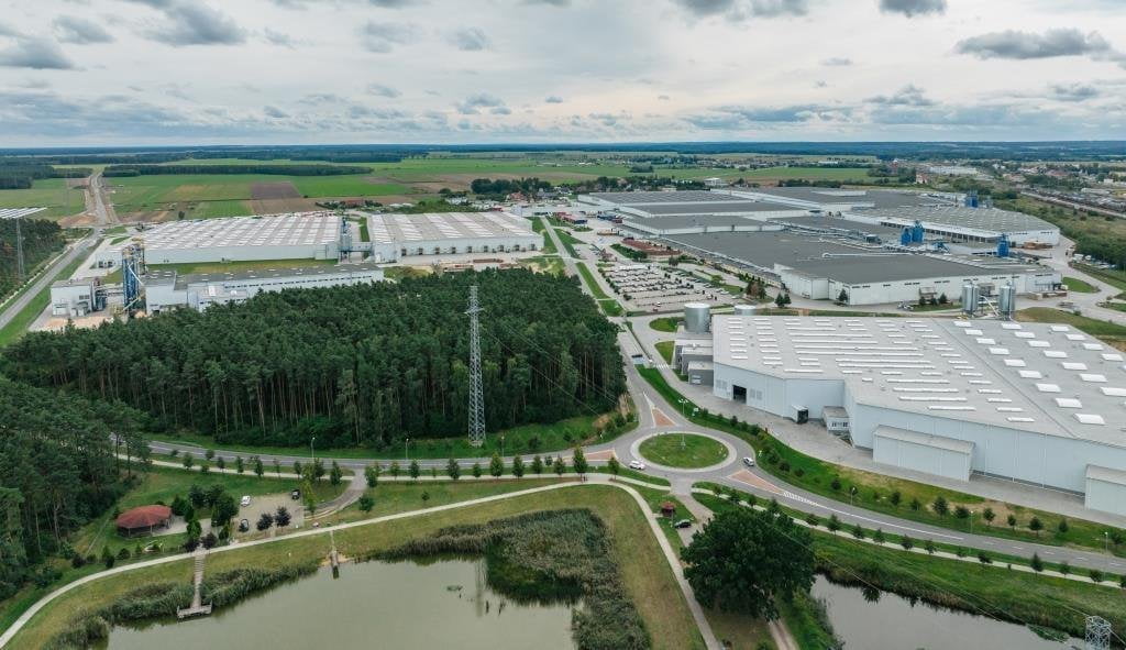 IKEA Industry Zbąszynek - widok na jedną z fabryk IKEA Industry Poland.