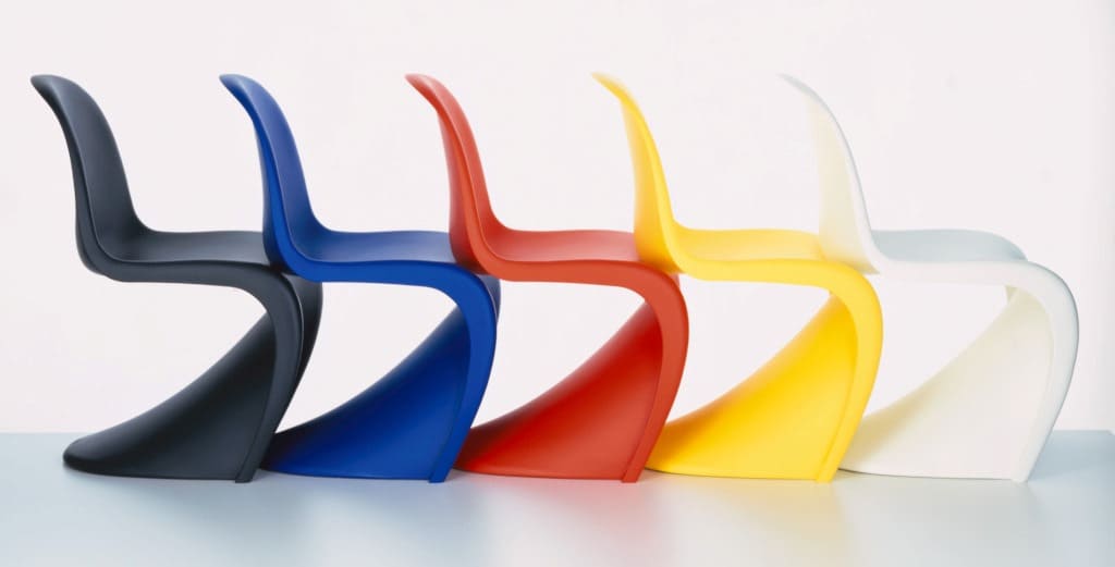„Panton Chair”, proj. Verner Panton.