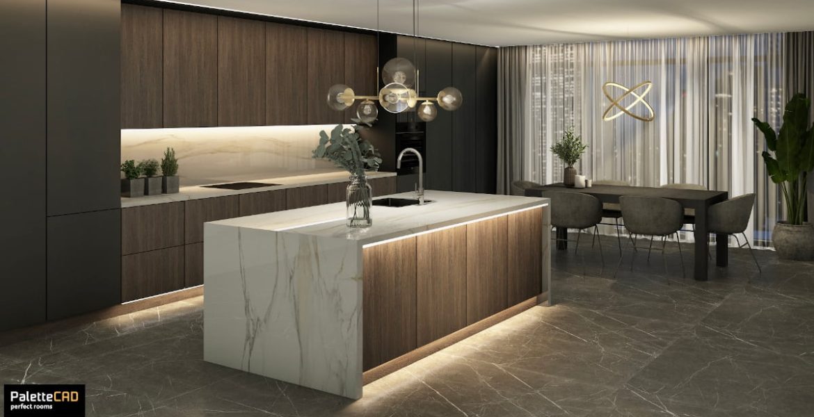 Wizualizacja kuchni w programie PaletteCad