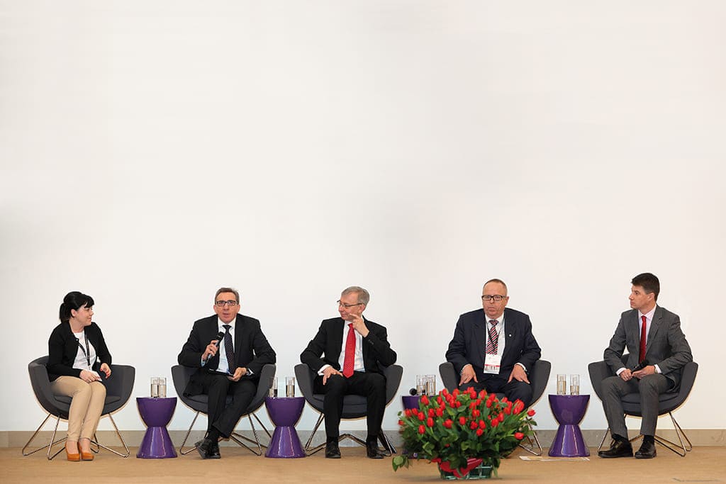 Kongres Założycielski Unii Rynku Budowlano-Inwestycyjnego URBI, 2 kwietnia 2014 r. Debata zatytułowana „Jak branża budowlano-inwestycyjna może rozwinąć polską gospodarkę?”