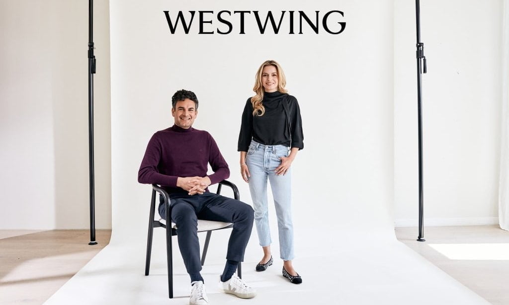 Dr Andreas Hoerning, CEO Westwing i Delia Lachance, CCO i założycielka Westwing ogłaszają relaunch marki Westwing.