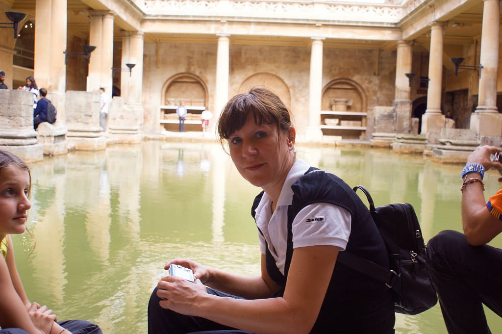 Drugą po pracy pasją Anny Dolny są podróże. Na zdjęciu: w Bath w Wielkiej Brytanii.