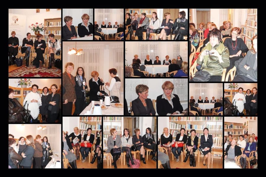 Anna Dolny podczas spotkania literackiego „Kobieta i władza”, które odbyło się w październiku 2010 r.