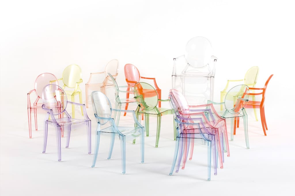 Fotel „Louis Ghost”