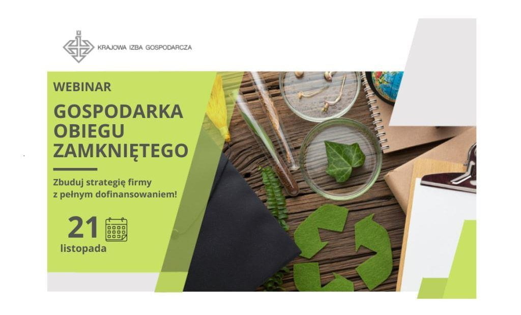 Webinar: Gospodarka o obiegu zamkniętym.