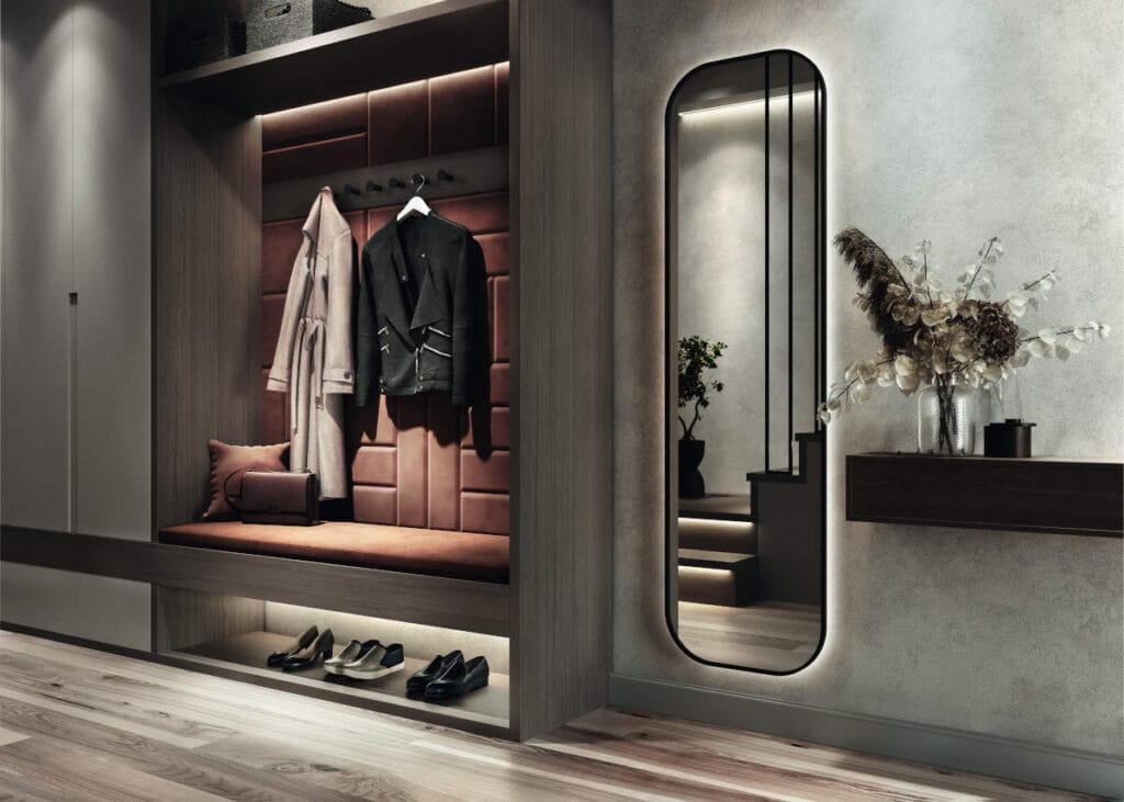 Hafele - oświetlenie Loox5 w korytarzu