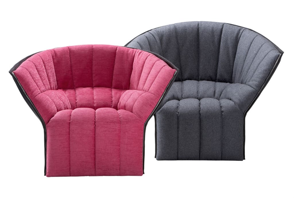 Fotel „Moel” (proj. Inga Sempé) to miękki i komfortowy mebel, zachęcający swoim wyglądem do oddania się w pełni relaksowi.