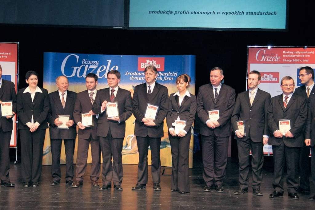 Iwona Łuczak-Szymańska podczas gali wręczenia Gazeli Biznesu dla firmy Interprint Polska.