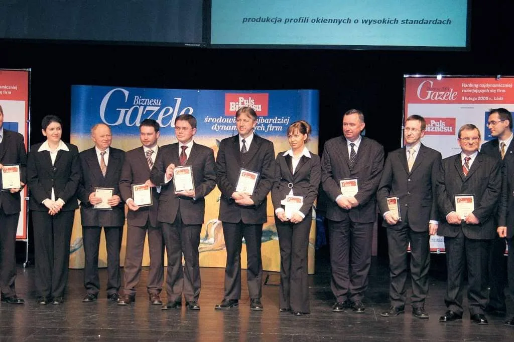 Iwona Łuczak-Szymańska podczas gali wręczenia Gazeli Biznesu dla firmy Interprint Polska.